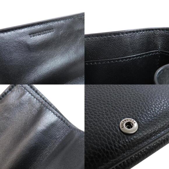 BALENCIAGA Black Leather Wallet - Picture 9 of 11